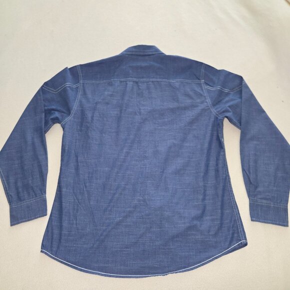 Tranquility Mayhem Men's Med Long Sleeve Button Down Shirt - Picture 2 of 6